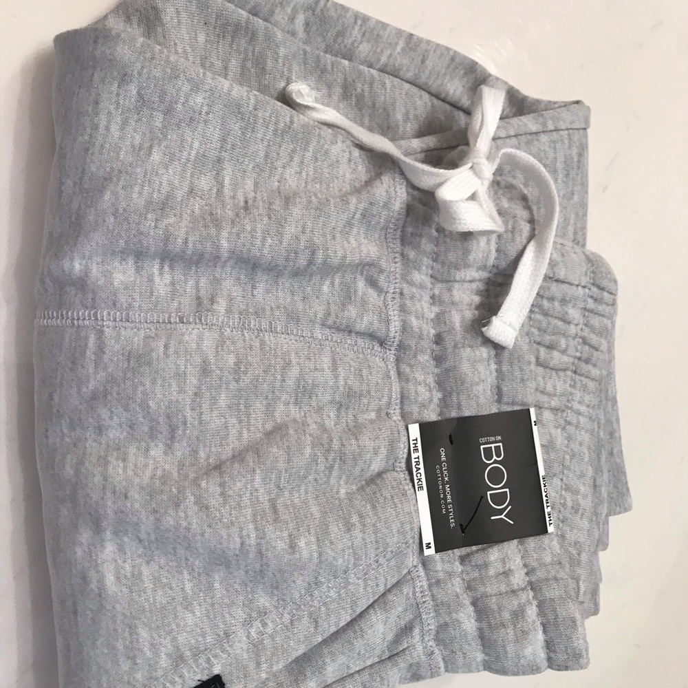 Comfy grey “trackie” pants.  Size medium - Picture 2 of 3